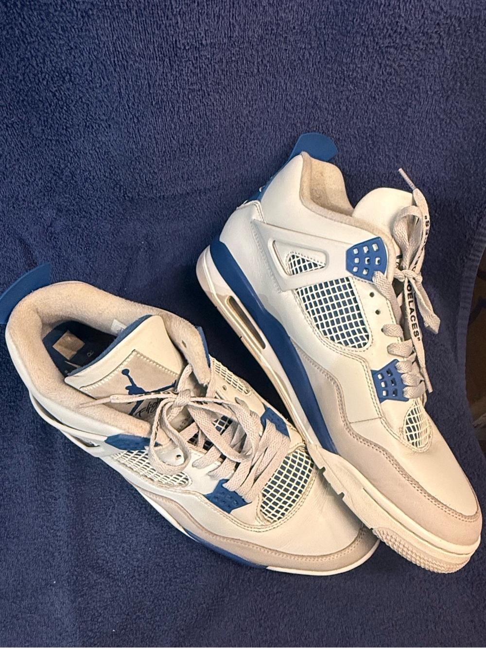 Size 12 Nike Air Jordan 4 Retro 'Military Blue' with box